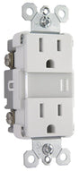 Legrand Radiant Series NTL885TRWCC6 Nightlight with Outlets, 15 A, 120/125 V, LED Lamp, White