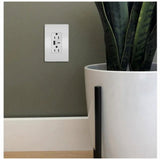 Legrand radiant R26USBAC6WCCV6 USB Wallplate, 15 A, 125 V, Type A, C USB, NEMA: NEMA 5-15R, White
