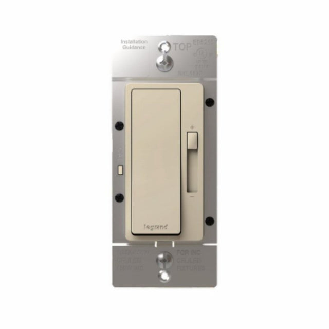 Legrand radiant Series RHL153PLA Advanced Dimmer, 1.25 A, 120 V, 150 W, CFL, Incandescent, LED Lamp, 3-Way