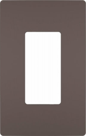 Legrand radiant Series RWP26DBCC6 Wallplate, Screwless, 4.94 in L, 3.15 in W, 1-Gang, Polycarbonate