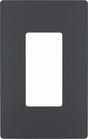 Legrand radiant RWP26GCC6 Switch Wallplate, 4.94 in L, 3.15 in W, 1 -Gang, Polycarbonate, Graphite, Smooth