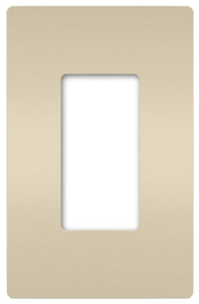 Legrand radiant RWP26LACC6 Switch Wallplate, 4.94 in L, 3.15 in W, 1 -Gang, Polycarbonate, Light Almond