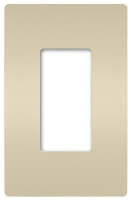 Legrand radiant RWP26LACC6 Switch Wallplate, 4.94 in L, 3.15 in W, 1 -Gang, Polycarbonate, Light Almond