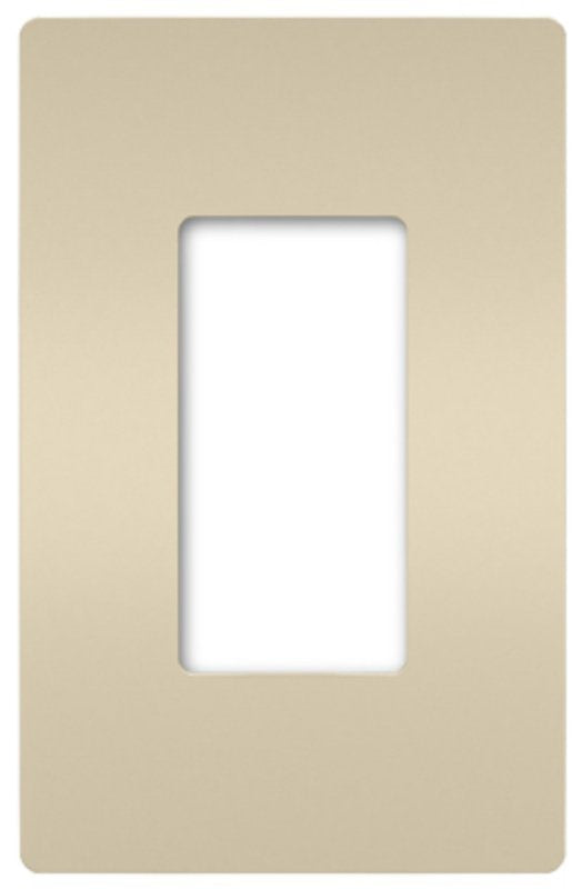 Legrand radiant RWP26LACC6 Switch Wallplate, 4.94 in L, 3.15 in W, 1 -Gang, Polycarbonate, Light Almond