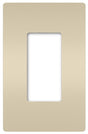 Legrand radiant RWP26LACC6 Switch Wallplate, 4.94 in L, 3.15 in W, 1 -Gang, Polycarbonate, Light Almond