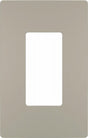 Legrand radiant RWP26NICC6 Wallplate, 4.94 in L, 3.15 in W, 1 -Gang, Polycarbonate, Silver, Nickel