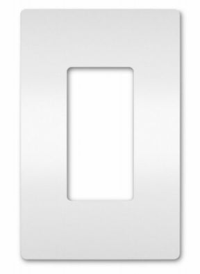 Legrand radiant Series RWP26WAMCC6 Screwless Wallplate, 4.94 in L, 12.21 in W, 1-Gang, Plastic, White
