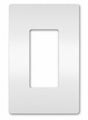 Legrand radiant Series RWP26WAMCC6 Screwless Wallplate, 4.94 in L, 12.21 in W, 1-Gang, Plastic, White