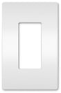 Legrand radiant RWP26WCC10 Wallplate, 4.94 in L, 3.15 in W, 1 -Gang, Polycarbonate, White