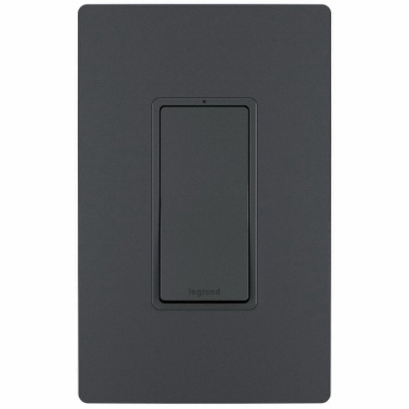 Legrand radiant Series TM873GCC10 Rocker Switch, 15 A, 120/277 V, Push Wire, Side Wire Terminal