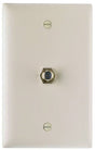 On-Q TPCATVLACC12 Wallplate and Strap, 1 -Gang, Steel, Light Almond, Nickel Plated
