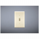Legrand TSDCL303PLACCV6 Toggle Slide Dimmer, 300 W, CFL, Incandescent, LED Lamp, Light Almond