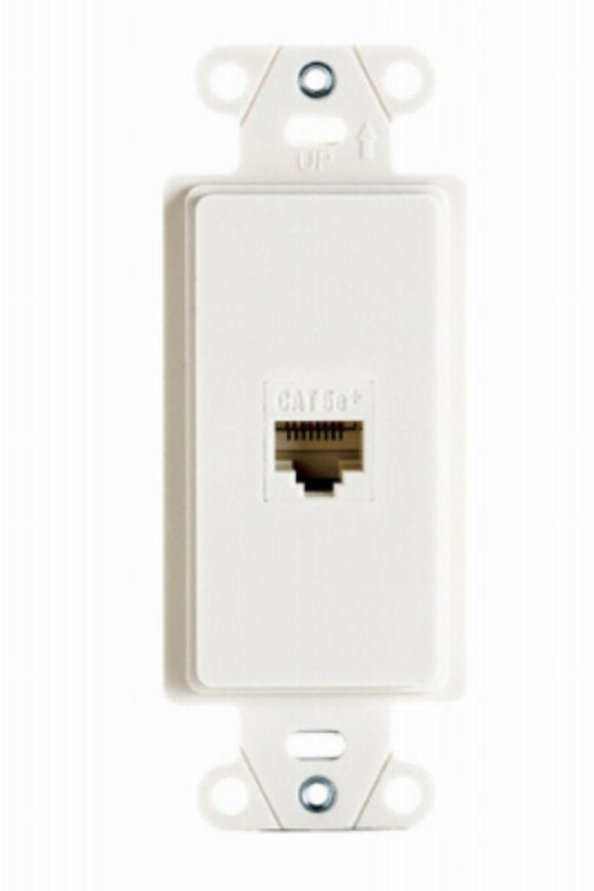 On-Q WP3210WHV1 Strap, 4.19 in L, 1.65 in W, 1 -Port, Plastic, White