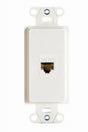 On-Q WP3210WHV1 Strap, 4.19 in L, 1.65 in W, 1 -Port, Plastic, White
