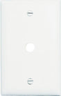 Legrand TradeMaster TP Series TP11WCC15 Wallplate, 4.7 in L, 1-Gang, Nylon, White