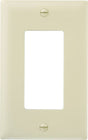 Legrand TradeMaster TP26ICC100 Switch Wallplate, 4-11/16 in L, 2-15/16 in W, 1 -Gang, Nylon, Ivory, Matte