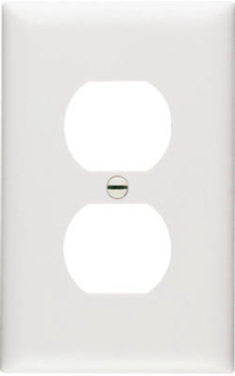 Legrand TradeMaster TP Series TP8WCC100 Receptacle Wallplate, 4.687 in L, 2.937 in W, Standard, White Color