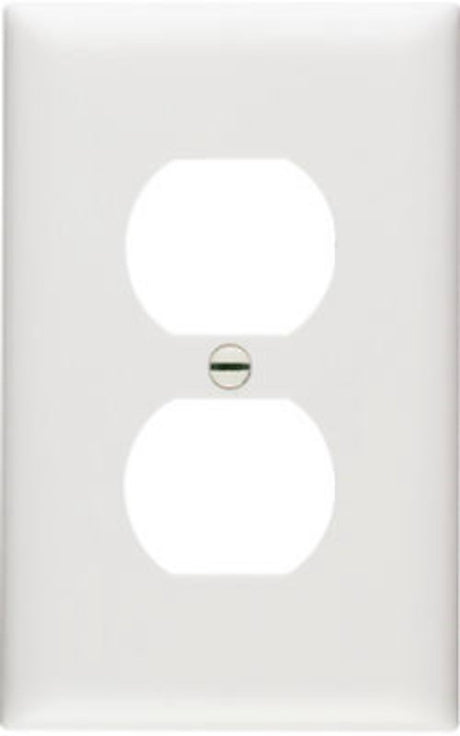 Legrand TP8WCP10 Wallplate, 4.68 in L, 2.93 in W, 1 -Gang, Nylon, White