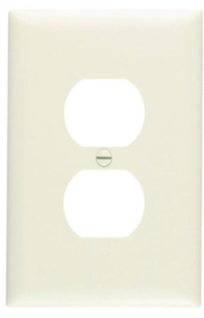 Legrand TradeMaster TPJ8LACC70 Outlet Wallplate, 3-5/16 in L, 5.062 in W, Jumbo, 1 -Gang, Nylon