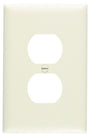 Legrand TradeMaster TPJ8LACC70 Outlet Wallplate, 3-5/16 in L, 5.062 in W, Jumbo, 1 -Gang, Nylon