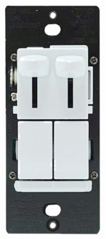 Legrand LS TradeMaster Series LSCLDC163PWCCV4 Preset Dimmer with De-Hummer Fan Control, Hardwired, 1-Pole, 1.6 A, White