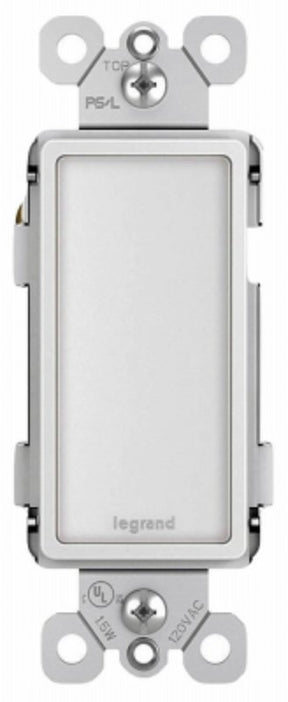 Legrand Radiant Series NTLFULLWCC6 Night Light, 15 A, 120/125 V, LED Lamp, Thermoplastic Fixture, White