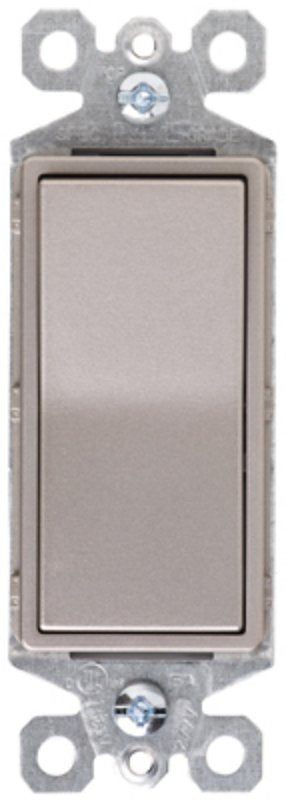 Legrand radiant Series TM870NICC10 Paddle Switch, 15 A, 120/277 VAC, Push Wire, Side Wire Terminal