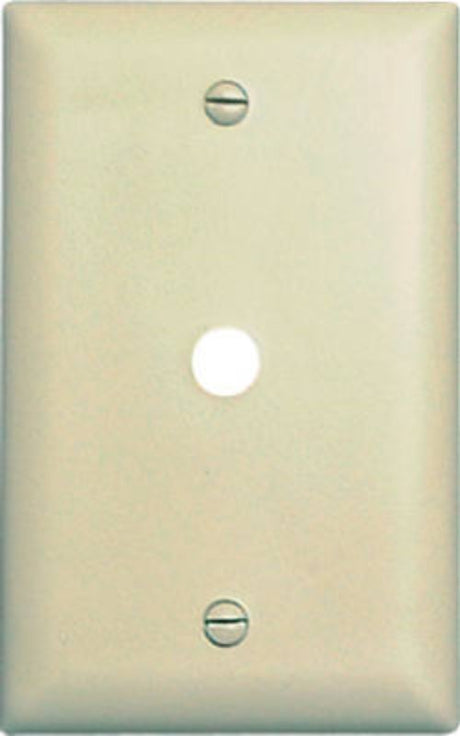 Legrand TradeMaster TP Series TP11ICC15 Wallplate, 4.7 in L, 1-Gang, Nylon, Ivory