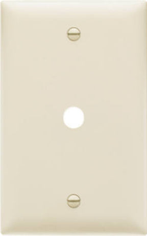 Legrand TradeMaster TP TP11LACC15 Wallplate, 4.7 in L, 1 -Gang, Nylon, Light Almond