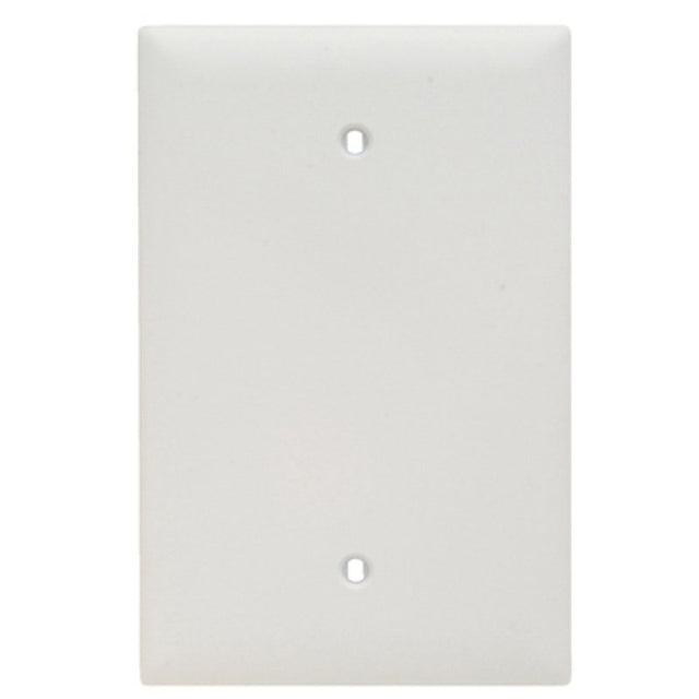 Legrand TradeMaster TPJ13W Blank Wallplate, 5.06 in L, 3.31 in W, 0.07 in Thick, 1 -Gang, Nylon, White