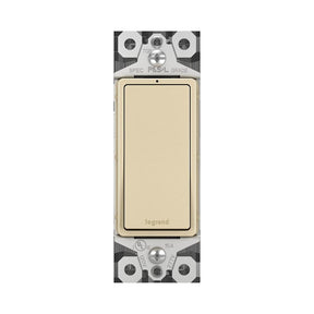 Legrand radiant TM870ISLCCC5WP Decorator Switch, 15 A, 120/277 V, Thermoplastic Housing Material, Ivory