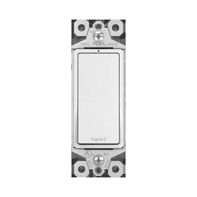 Legrand radiant TM870WSLCCC5WP Decorator Switch, 15 A, 120/277 V, Thermoplastic Housing Material, White