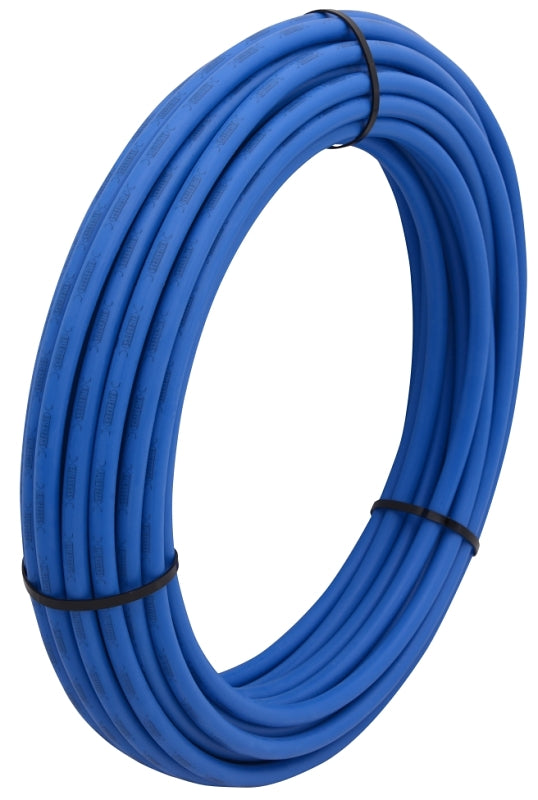 SharkBite U860B100 Pipe Tubing, 1/2 in, PEX-B, Polyethylene, Blue, 100 ft L