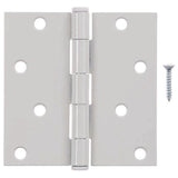 Ace 4 in. L White Residential Door Hinge 3 pk