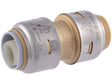 SharkBite UR4008A Coupling, 2.1 in, 1/2 in, Brass, 250 psi Pressure