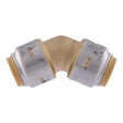 SharkBite UR648A Pipe Elbow, 1/2 in, 45 deg Angle, Brass, 200 psi Pressure