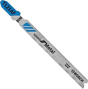Bosch T121AF3 Jig Saw Blade, 3-5/8 in L, 21 TPI