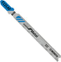Bosch T121AF3 Jig Saw Blade, 3-5/8 in L, 21 TPI