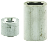 Prime-Line GD 12153 Cable Ferrule and Stop, 3/16 in Dia Dimensions, Aluminum