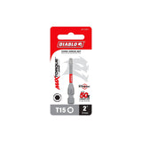 Diablo DT152P1 Drive Bit, #15 Drive, Torx Drive, 1/4 in Shank, Hex Shank, 2 in L