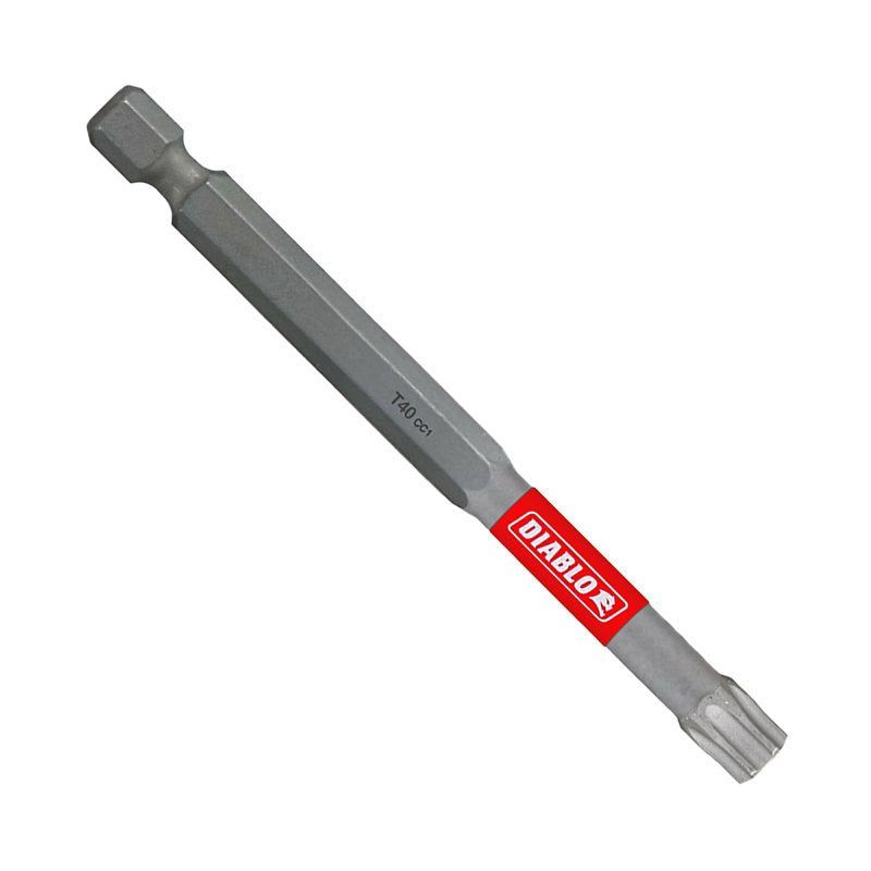 Diablo DT4035P2 Drive Bit, #40 Drive, Torx Drive, 1/4 in Shank, Hex Shank, 3-1/2 in L