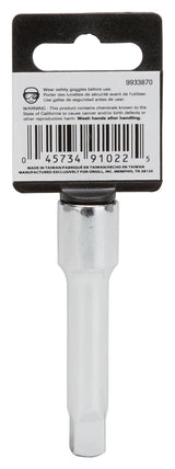 Vulcan MT6491146 Hang Tagged Extension Bar, 3 in L, Chrome