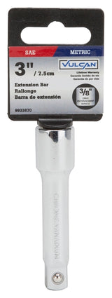 Vulcan MT6491146 Hang Tagged Extension Bar, 3 in L, Chrome