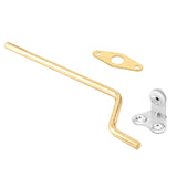 Prime-Line H 3528 Window Operator, Left/Right, Steel, Brass/Chrome