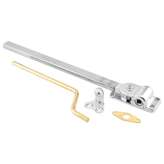 Prime-Line H 3528 Window Operator, Left/Right, Steel, Brass/Chrome