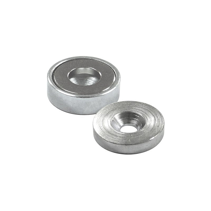 Magnet Source 07573 Latch Magnet Kit, 7/8 in W, Steel, Zinc
