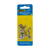 Seachoice Chrome-Plated Zinc 1-7/8 in. L X 3/8 in. W Eye Straps 4 pk