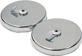 Magnet Source 07254 Ring Magnetic Hook, Ceramic, Chrome, 1 -Hook, 35 lb