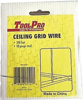 Toolpro 05122 Ceiling Wire, Galvanized Steel