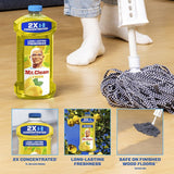 Mr Clean 80375757 All-Purpose Cleaner, 41 oz Bottle, Liquid, Lemon